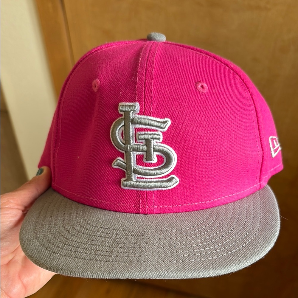 St. Louis Cardinals new era 59fifty fitted hat hot pink NWOT